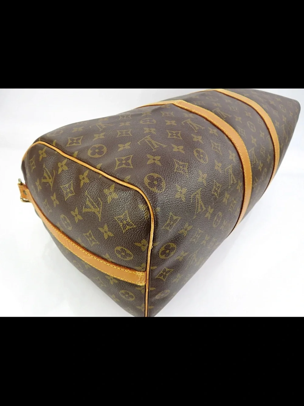 Louis Vuitton Monogram Canvas Travel Duffel in Brown and Tan